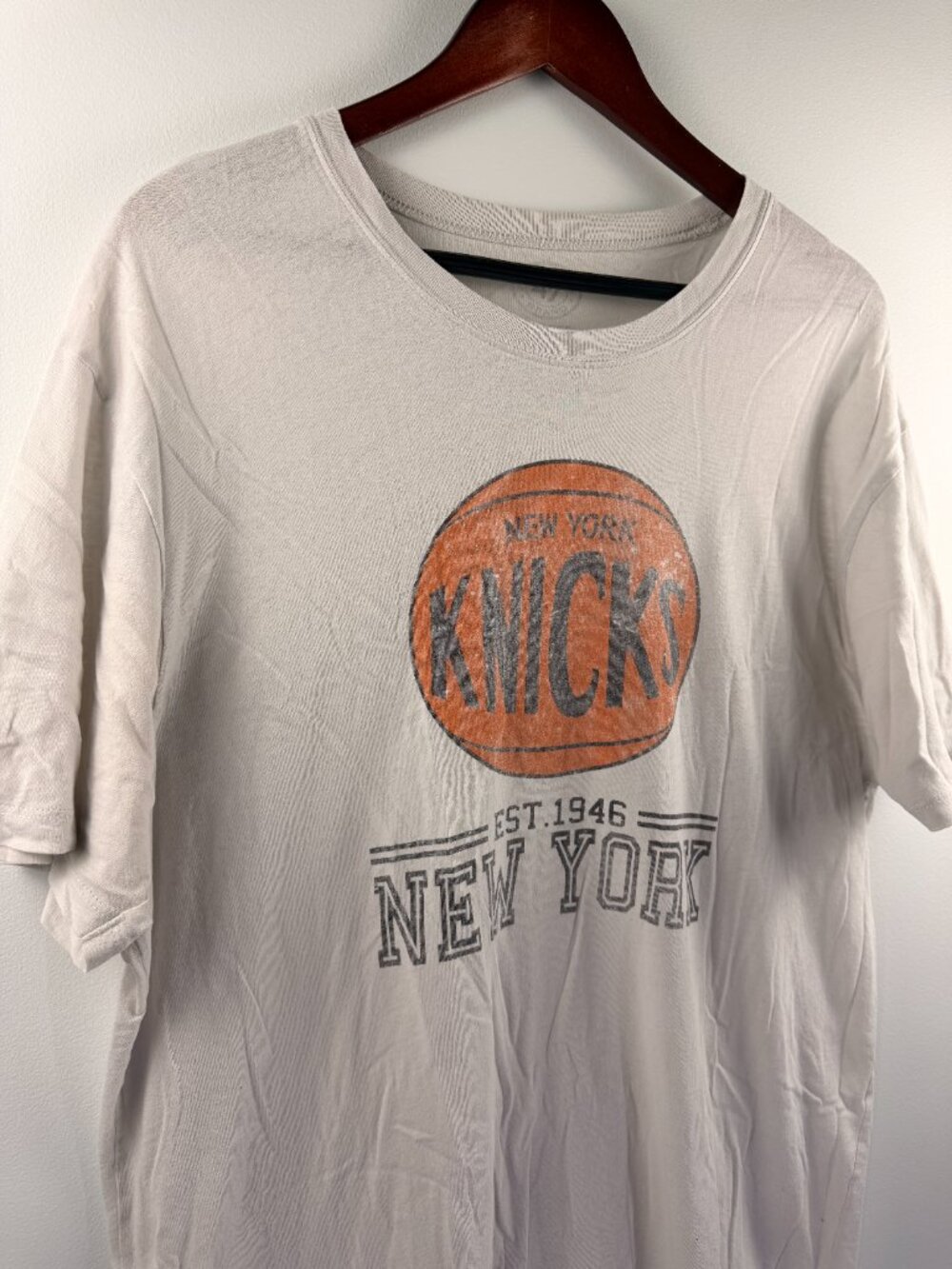 '47 Brand New York Knicks Graphic Tee White XL